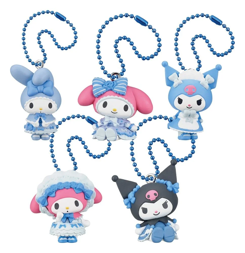 Sanrio Twinchees Mini Figures My Melody x Kuromi Sweet Lolita 5 cm Blind Pack - 1 Unidade